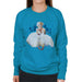 Sidney Maurer Original Portrait Of Marilyn Monroe White Dress Womens Sweatshirt - Womens Sweatshirt
