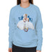 Sidney Maurer Original Portrait Of Marilyn Monroe White Dress Womens Sweatshirt - Womens Sweatshirt