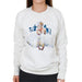 Sidney Maurer Original Portrait Of Marilyn Monroe White Dress Womens Sweatshirt - Womens Sweatshirt