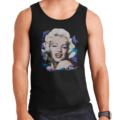 Sidney Maurer Original Portrait Of Marilyn Monroe Red Lips Men's Vest