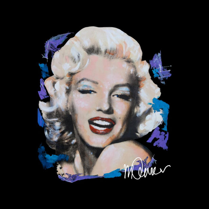 Sidney Maurer Original Portrait Of Marilyn Monroe Red Lips Men's T-Shirt