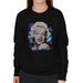 Sidney Maurer Original Portrait Of Marilyn Monroe Red Lips Women's Sweatshirt