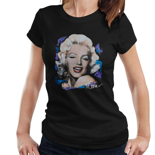 Sidney Maurer Original Portrait Of Marilyn Monroe Red Lips Women's T-Shirt
