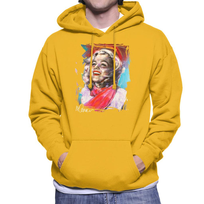 Sidney Maurer Original Portrait Of Marilyn Monroe Scarf Men's Hooded Sweatshirt
