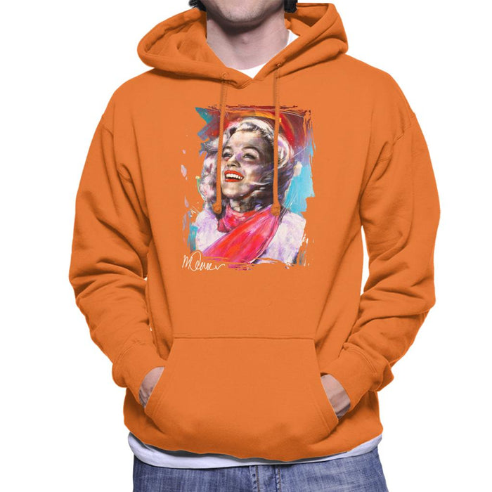 Sidney Maurer Original Portrait Of Marilyn Monroe Scarf Men's Hooded Sweatshirt