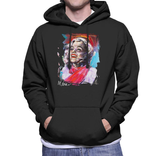 Sidney Maurer Original Portrait Of Marilyn Monroe Scarf Men's Hooded Sweatshirt