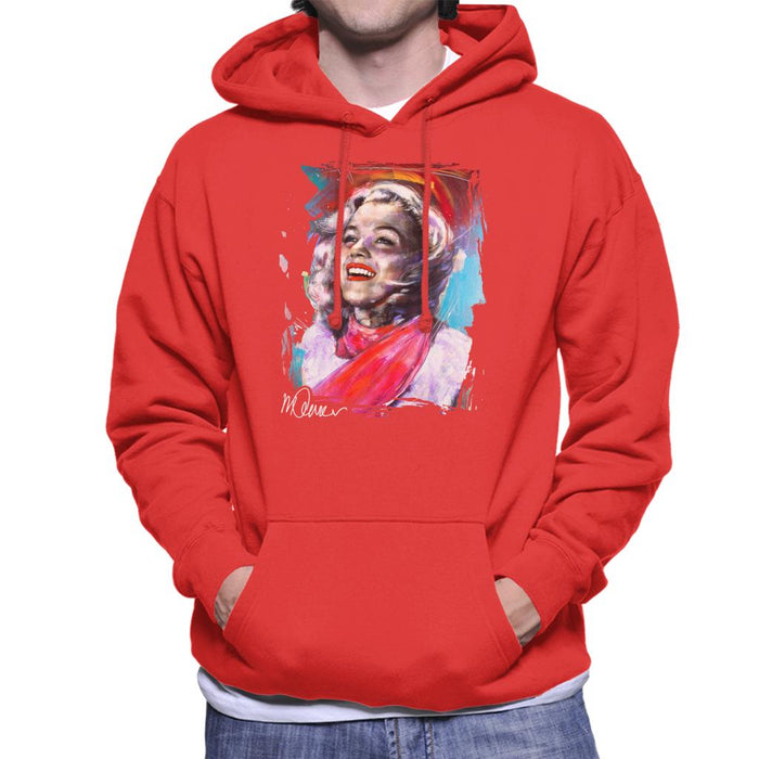Sidney Maurer Original Portrait Of Marilyn Monroe Scarf Men's Hooded Sweatshirt