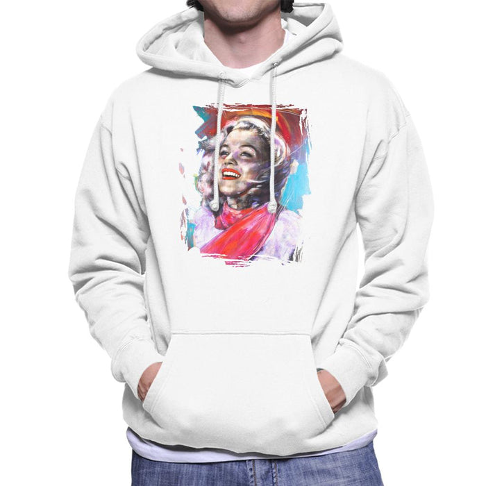 Sidney Maurer Original Portrait Of Marilyn Monroe Scarf Men's Hooded Sweatshirt