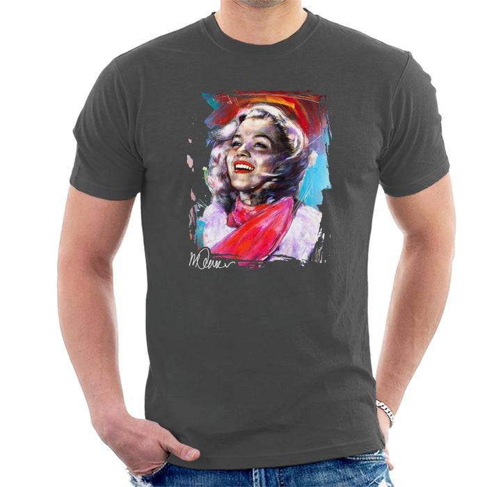 Sidney Maurer Original Portrait Of Marilyn Monroe Scarf Men's T-Shirt