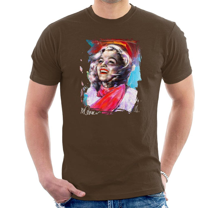Sidney Maurer Original Portrait Of Marilyn Monroe Scarf Men's T-Shirt