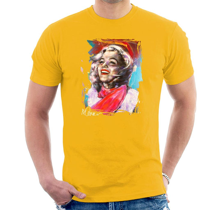 Sidney Maurer Original Portrait Of Marilyn Monroe Scarf Men's T-Shirt