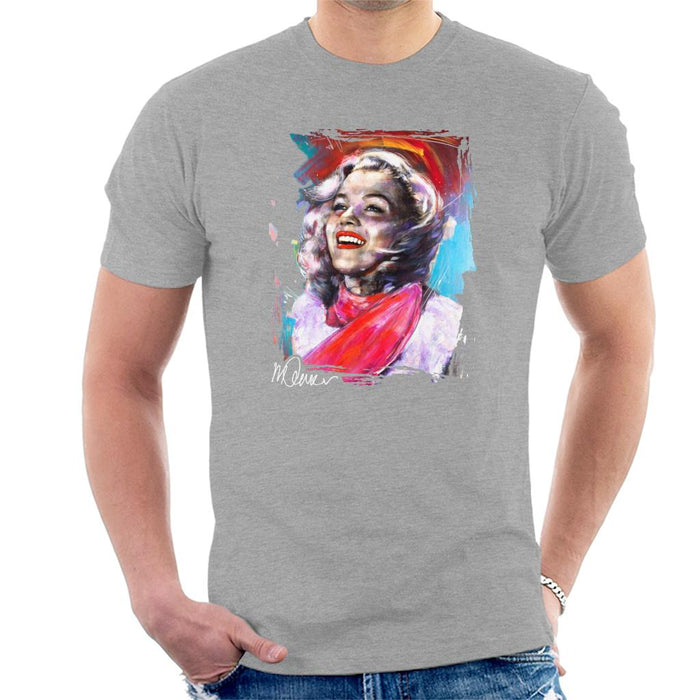 Sidney Maurer Original Portrait Of Marilyn Monroe Scarf Men's T-Shirt