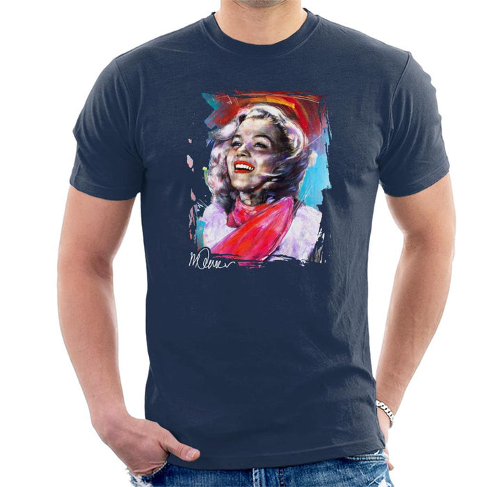Sidney Maurer Original Portrait Of Marilyn Monroe Scarf Men's T-Shirt