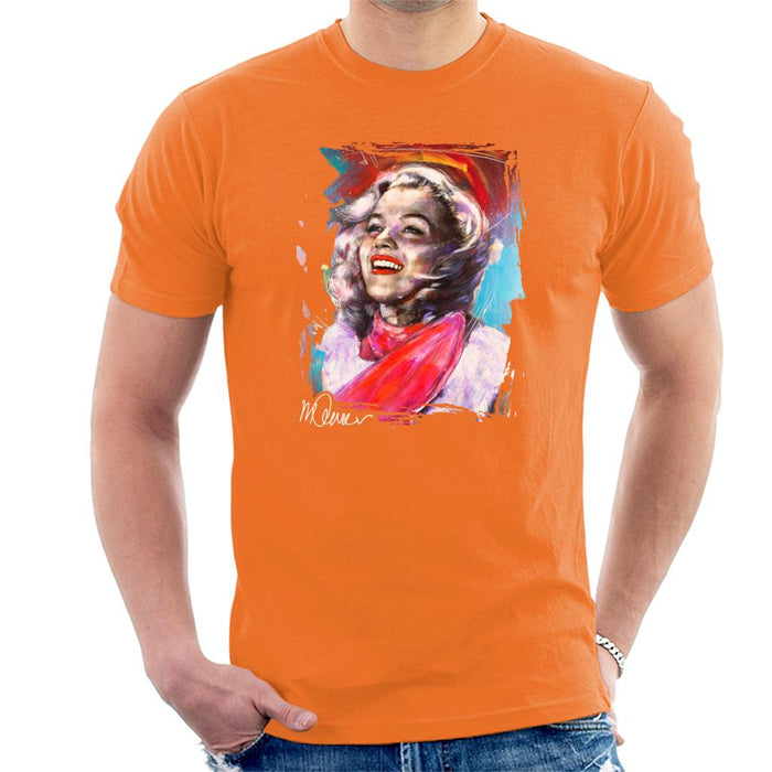 Sidney Maurer Original Portrait Of Marilyn Monroe Scarf Men's T-Shirt