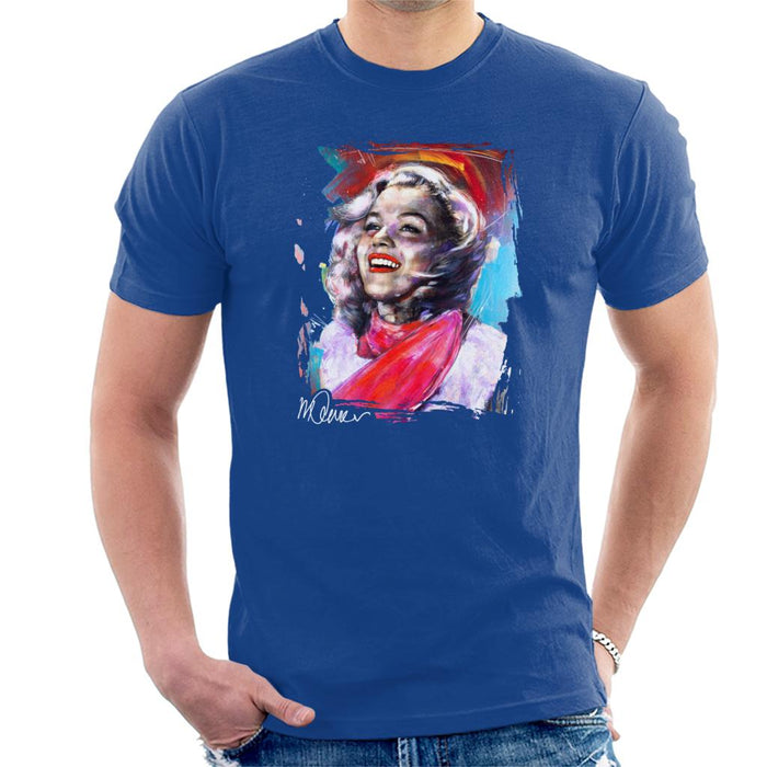Sidney Maurer Original Portrait Of Marilyn Monroe Scarf Men's T-Shirt