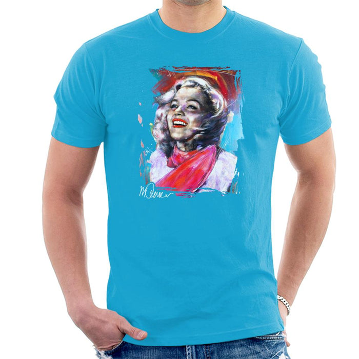Sidney Maurer Original Portrait Of Marilyn Monroe Scarf Men's T-Shirt
