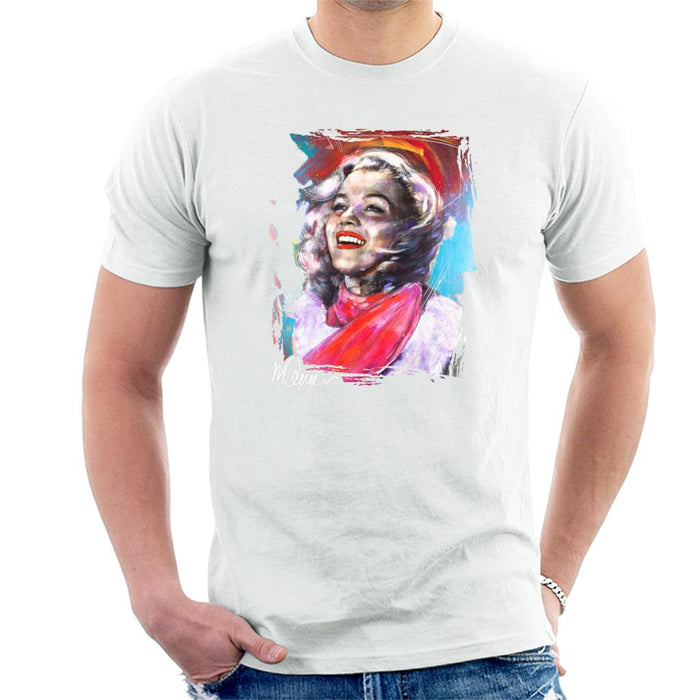 Sidney Maurer Original Portrait Of Marilyn Monroe Scarf Men's T-Shirt