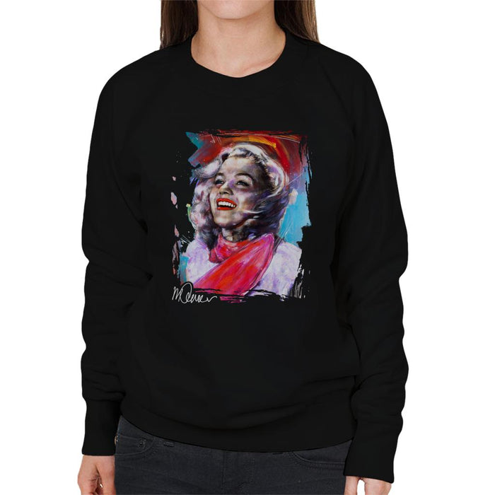 Sidney Maurer Original Portrait Of Marilyn Monroe Scarf Women's Sweatshirt