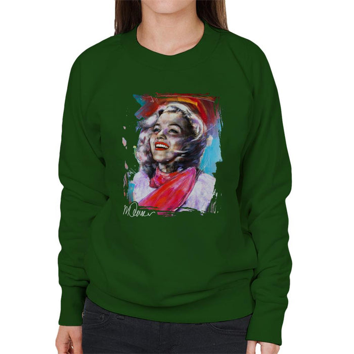 Sidney Maurer Original Portrait Of Marilyn Monroe Scarf Women's Sweatshirt
