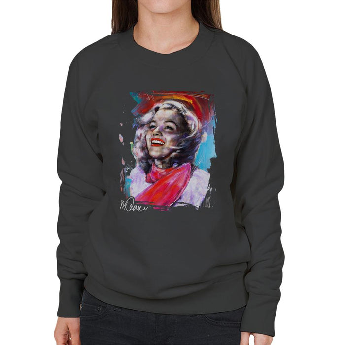 Sidney Maurer Original Portrait Of Marilyn Monroe Scarf Women's Sweatshirt