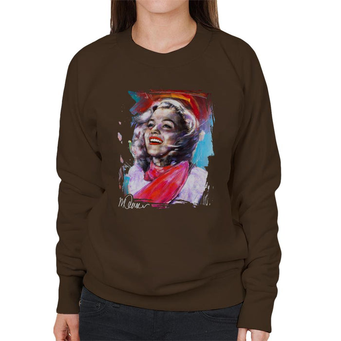Sidney Maurer Original Portrait Of Marilyn Monroe Scarf Women's Sweatshirt