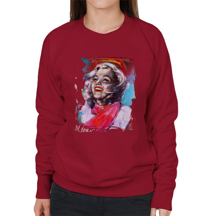 Sidney Maurer Original Portrait Of Marilyn Monroe Scarf Women's Sweatshirt
