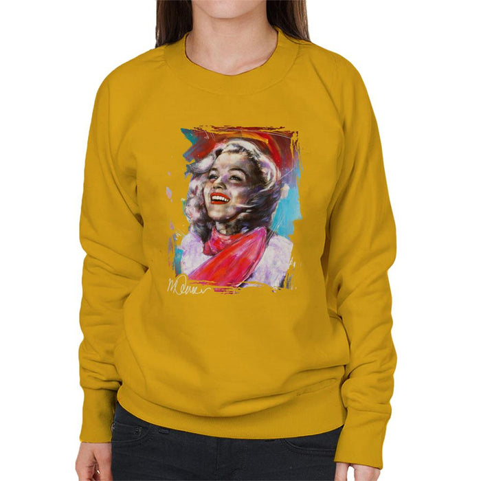 Sidney Maurer Original Portrait Of Marilyn Monroe Scarf Women's Sweatshirt