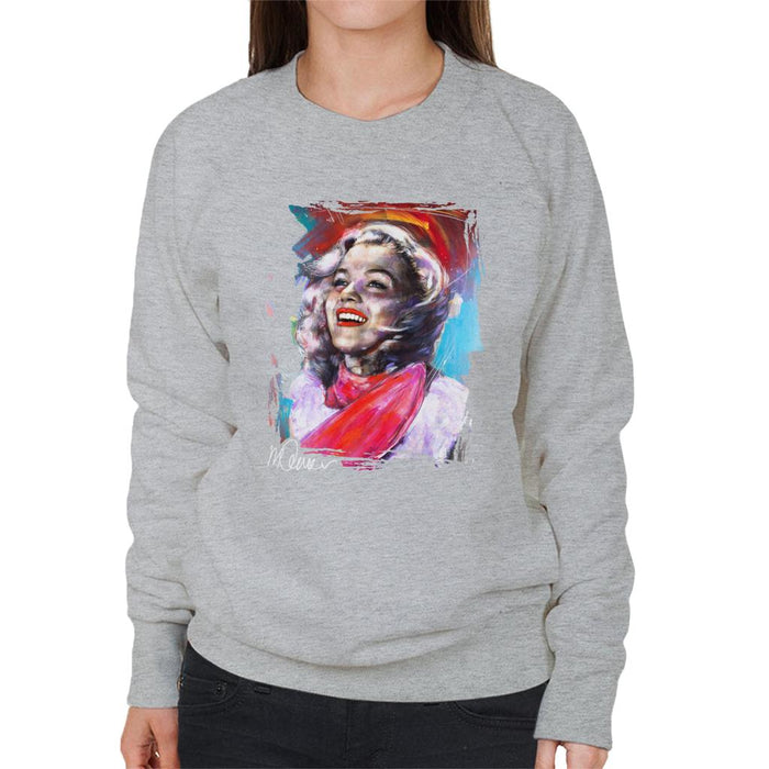 Sidney Maurer Original Portrait Of Marilyn Monroe Scarf Women's Sweatshirt