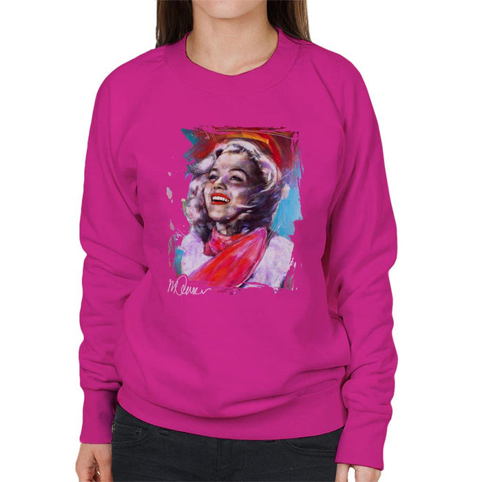 Sidney Maurer Original Portrait Of Marilyn Monroe Scarf Women's Sweatshirt