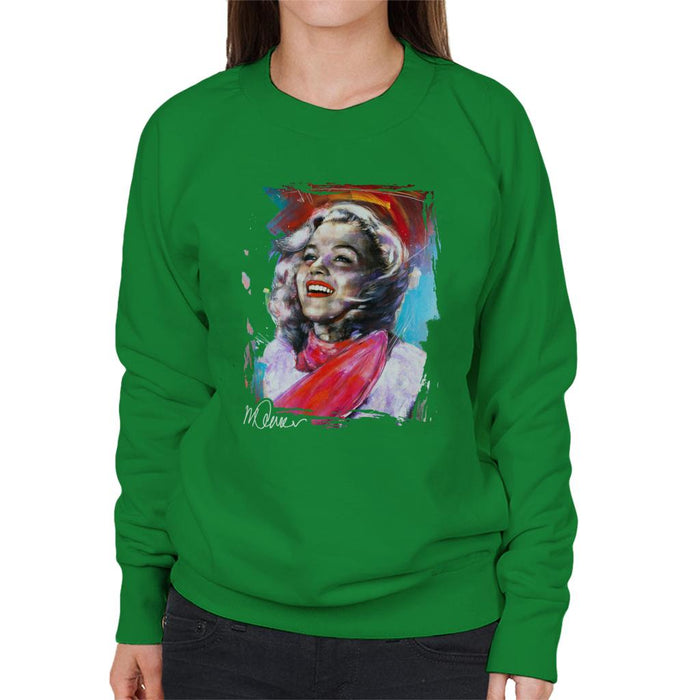 Sidney Maurer Original Portrait Of Marilyn Monroe Scarf Women's Sweatshirt