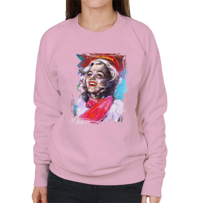 Sidney Maurer Original Portrait Of Marilyn Monroe Scarf Women's Sweatshirt