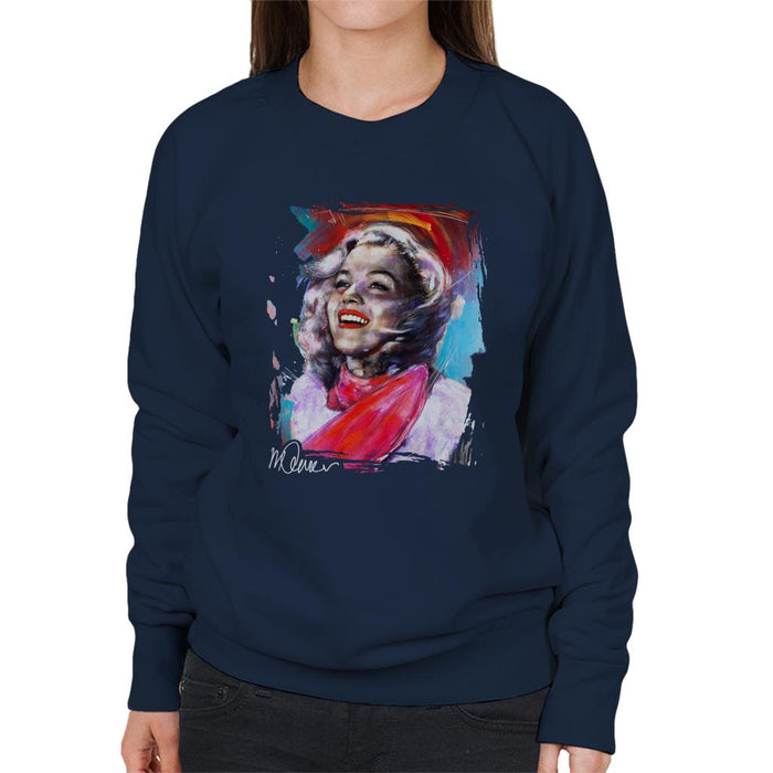 Sidney Maurer Original Portrait Of Marilyn Monroe Scarf Women's Sweatshirt