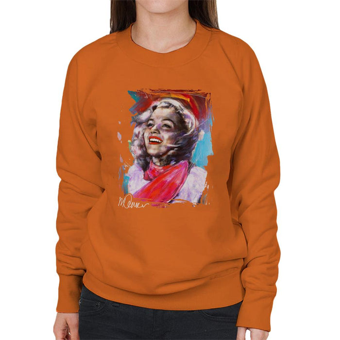 Sidney Maurer Original Portrait Of Marilyn Monroe Scarf Women's Sweatshirt