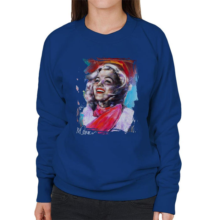 Sidney Maurer Original Portrait Of Marilyn Monroe Scarf Women's Sweatshirt
