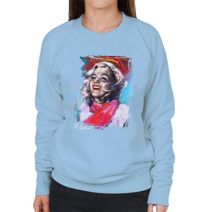 Sidney Maurer Original Portrait Of Marilyn Monroe Scarf Women's Sweatshirt