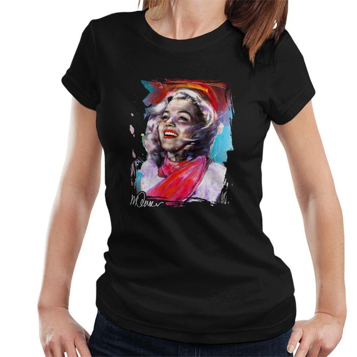 Sidney Maurer Original Portrait Of Marilyn Monroe Scarf Women's T-Shirt