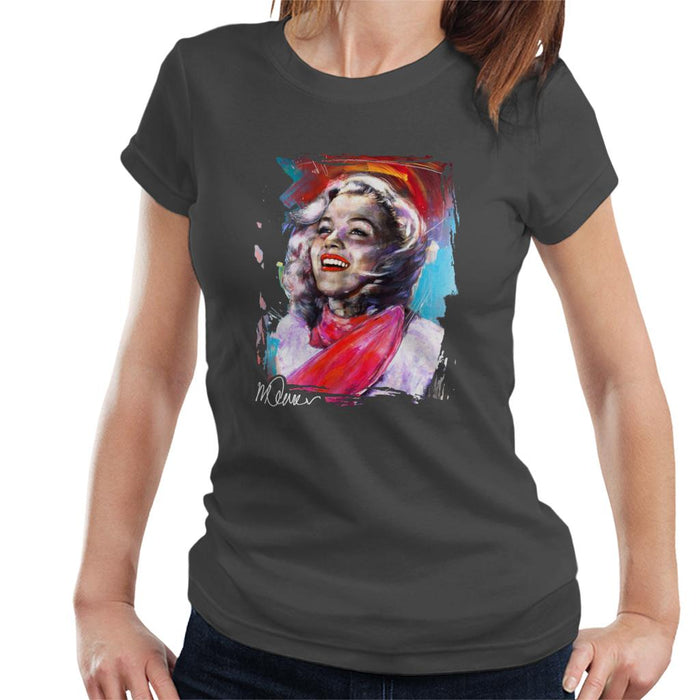 Sidney Maurer Original Portrait Of Marilyn Monroe Scarf Women's T-Shirt