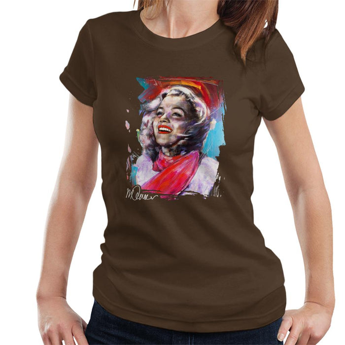 Sidney Maurer Original Portrait Of Marilyn Monroe Scarf Women's T-Shirt