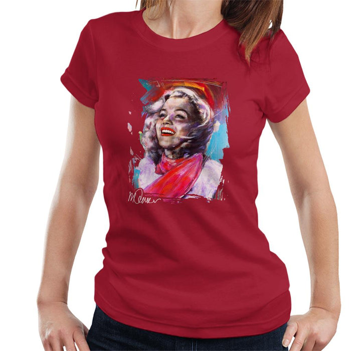 Sidney Maurer Original Portrait Of Marilyn Monroe Scarf Women's T-Shirt
