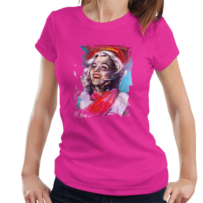 Sidney Maurer Original Portrait Of Marilyn Monroe Scarf Women's T-Shirt