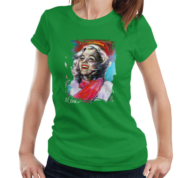 Sidney Maurer Original Portrait Of Marilyn Monroe Scarf Women's T-Shirt