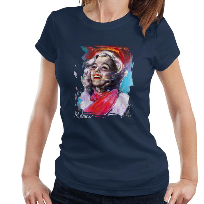 Sidney Maurer Original Portrait Of Marilyn Monroe Scarf Women's T-Shirt