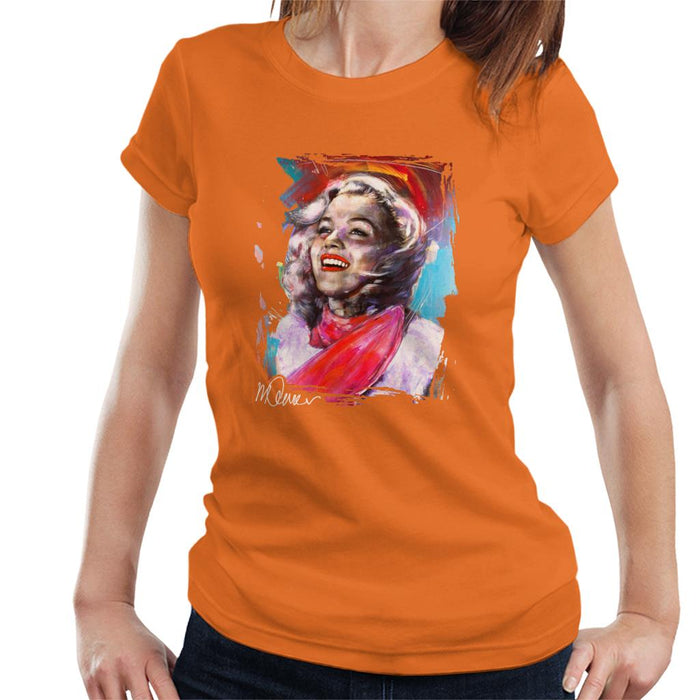 Sidney Maurer Original Portrait Of Marilyn Monroe Scarf Women's T-Shirt