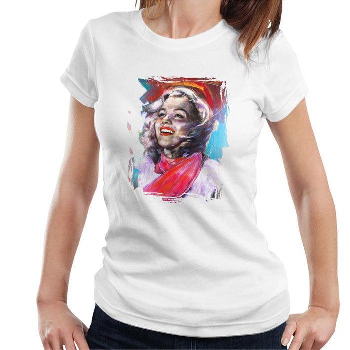 Sidney Maurer Original Portrait Of Marilyn Monroe Scarf Women's T-Shirt