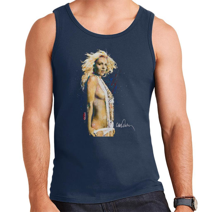 Sidney Maurer Original Portrait Of Britney Spears Necklaces Mens Vest - Mens Vest