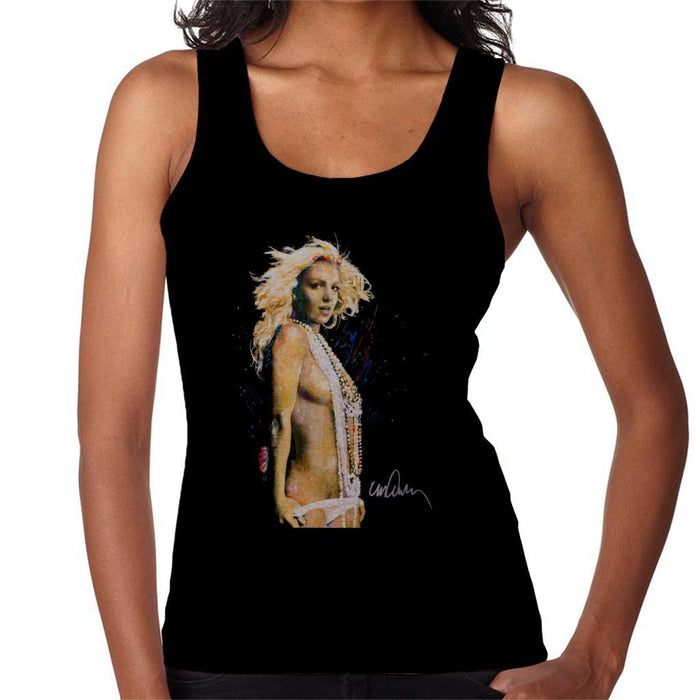 Sidney Maurer Original Portrait Of Britney Spears Necklaces Womens Vest - Womens Vest