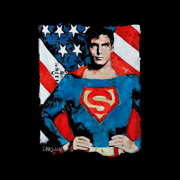 Sidney Maurer Original Portrait Of Superman Christopher Reeve Men's T-Shirt