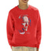 Sidney Maurer Original Portrait Of Clint Eastwood Kids Sweatshirt - Kids Boys Sweatshirt
