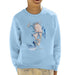 Sidney Maurer Original Portrait Of Clint Eastwood Kids Sweatshirt - Kids Boys Sweatshirt