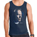 Sidney Maurer Original Portrait Of Clint Eastwood Mens Vest - Small / Navy Blue - Mens Vest